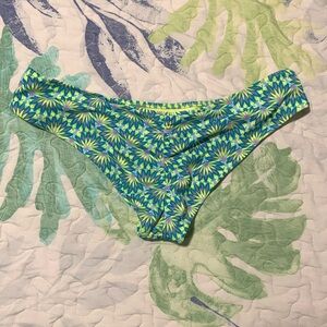 Victoria’s Secret PINK green/blue cheeky bikini bottoms
